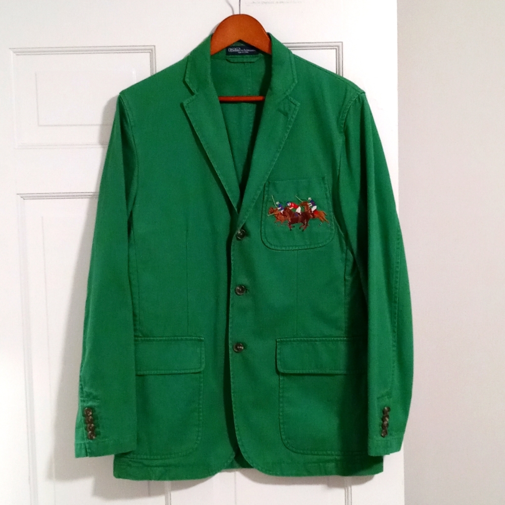 🐎VTG/RARE Polo Ralph Lauren🐎 - Triple Pony Summer Cotton Sport Coat